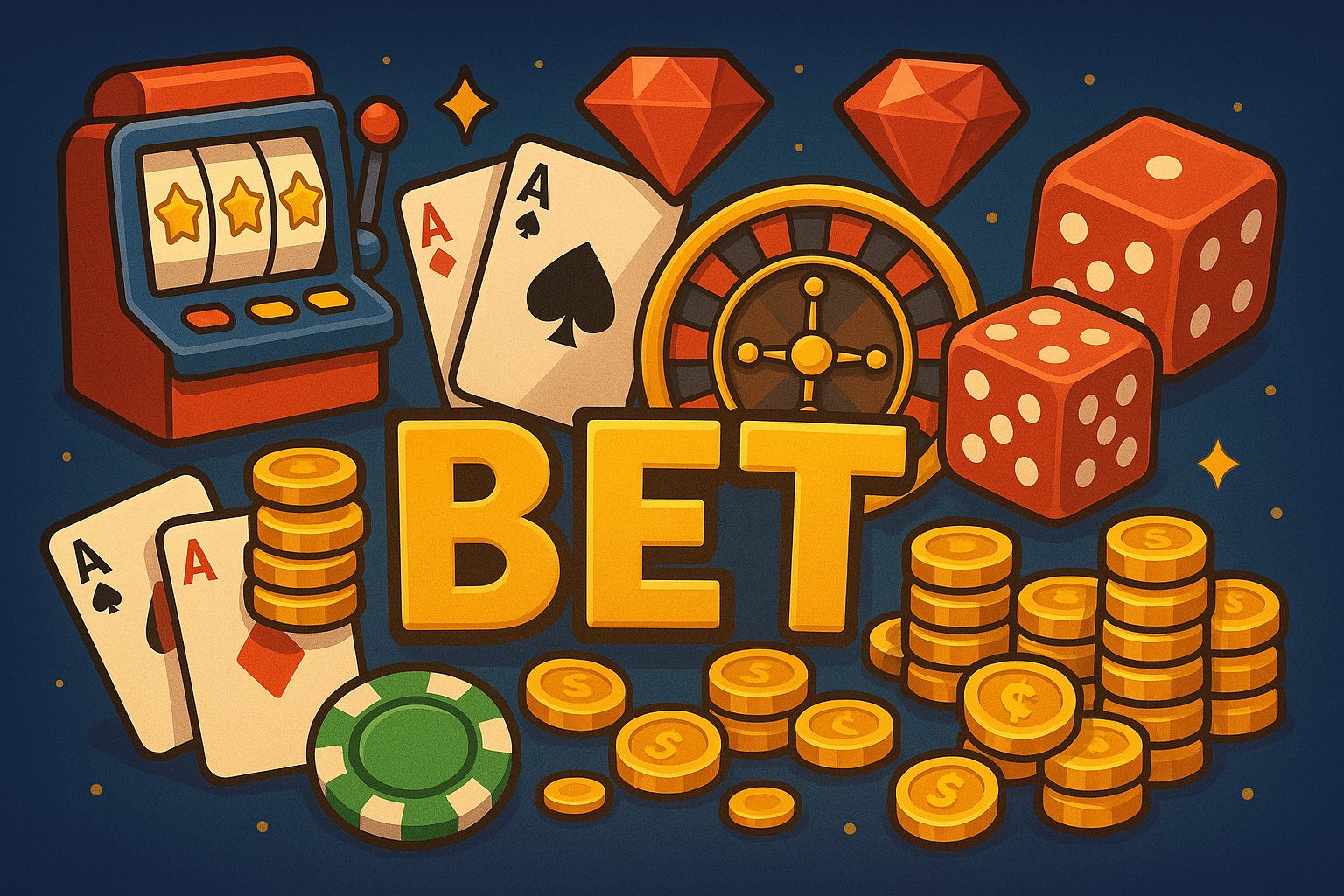 Kartu Blackjack di layar mobile